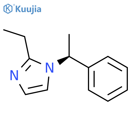 1H-IMIDAZOLE, 2-ETHYL-1-[(1S)-1-PHENYLETHYL]- structure