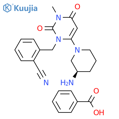 Alogliptin benzoate structure