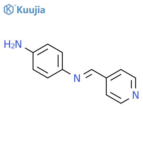1,4-Benzenediamine, N-(4-pyridinylmethylene)- structure