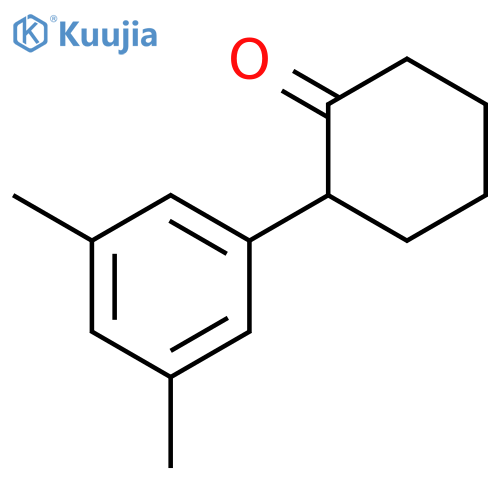 Cyclohexanone, 2-(3,5-dimethylphenyl)- structure