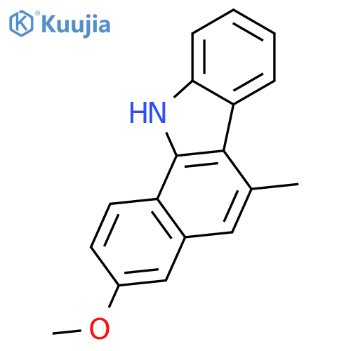 11H-BENZO[A]CARBAZOLE, 3-METHOXY-6-METHYL- structure
