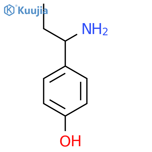 4-(1-Aminopropyl)phenol structure