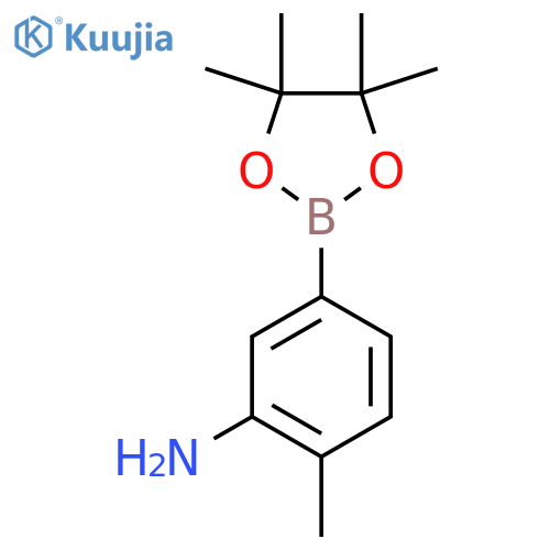 3-Amino-4-methylphenylboronic Acid Pinacol Ester structure