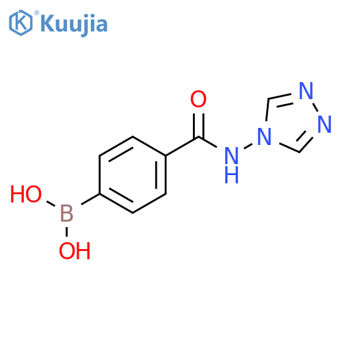 Boronic acid, B-[4-[(4H-1,2,4-triazol-4-ylamino)carbonyl]phenyl]- structure