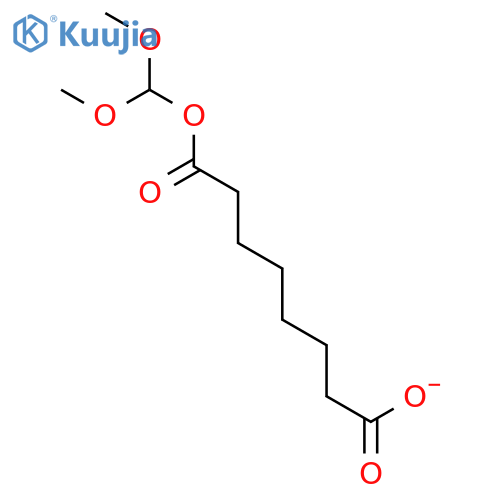 OCTANEDIOIC ACID, MONO(DIMETHOXYMETHYL) ESTER structure