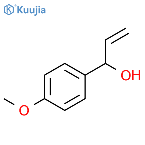 Benzenemethanol, α-ethenyl-4-methoxy-, (αS)- structure
