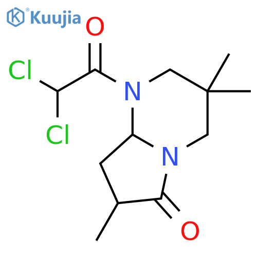 5-(2,2-dichloroacetyl)-3,3,8-trimethyl-1,5-diazabicyclo[4.3.0]nonan-9-one structure