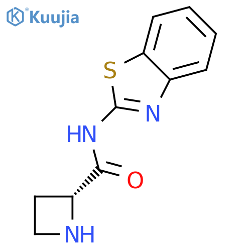 2-AZETIDINECARBOXAMIDE, N-2-BENZOTHIAZOLYL-, (2R)- structure