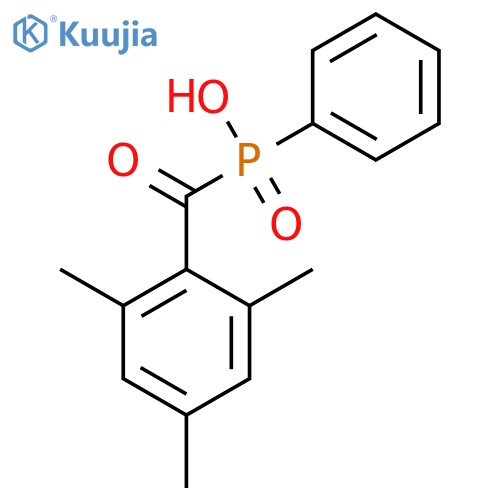 Phosphinic acid, phenyl(2,4,6-trimethylbenzoyl)- structure