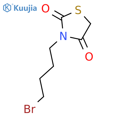 3-(4-Bromobutyl)-1,3-thiazolidine-2,4-dione structure