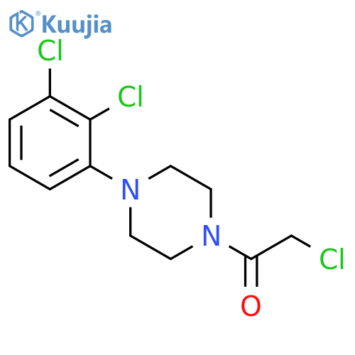 2-chloro-1-[4-(2,3-dichlorophenyl)piperazin-1-yl]ethanone structure