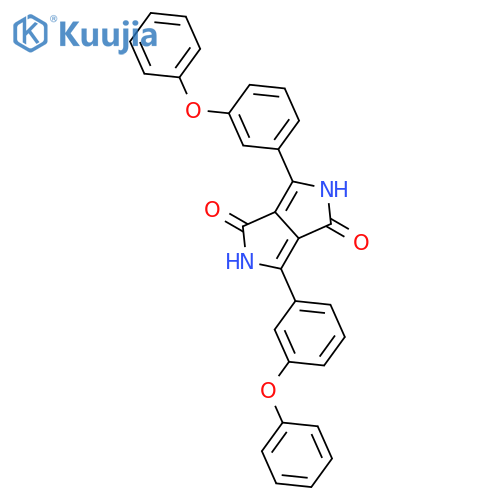 Pyrrolo[3,4-c]pyrrole-1,4-dione, 2,5-dihydro-3,6-bis(3-phenoxyphenyl)- structure