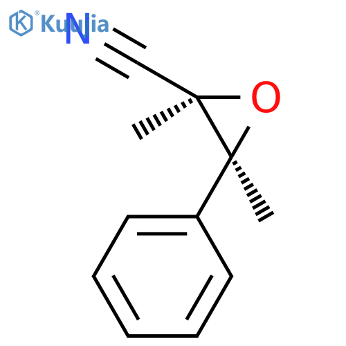 Oxiranecarbonitrile, 2,3-dimethyl-3-phenyl-, (2R,3S)-rel- structure