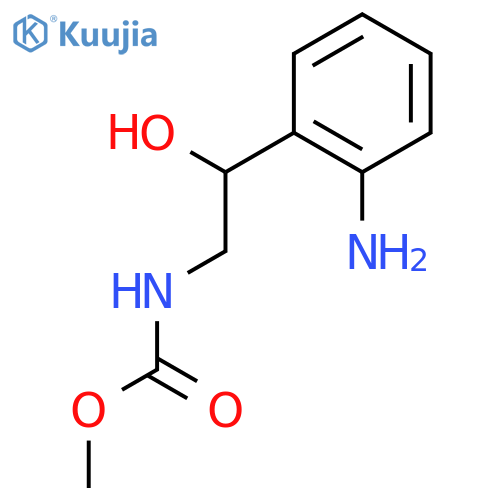 Carbamic acid, [2-(2-aminophenyl)-2-hydroxyethyl]-, methyl ester structure