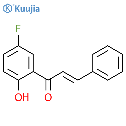 2-Propen-1-one, 1-(5-fluoro-2-hydroxyphenyl)-3-phenyl-, (2E)- structure