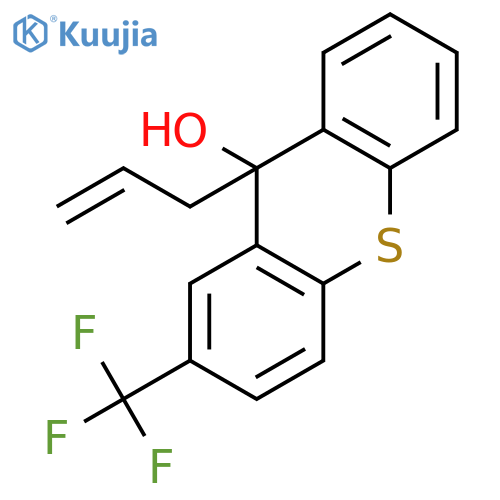2-Trifluoromethyl-9-allyl-9-thioxanthen-ol structure