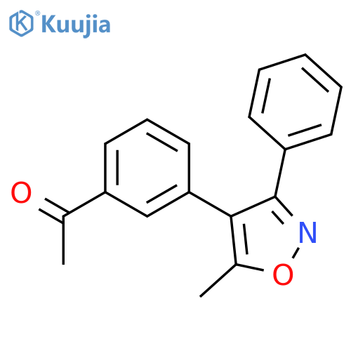 ETHANONE, 1-[3-(5-METHYL-3-PHENYL-4-ISOXAZOLYL)PHENYL]- structure