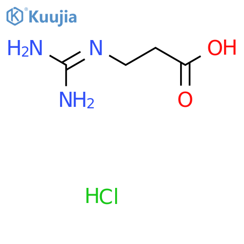 3-Guanidinopropanoic acid hydrochloride structure