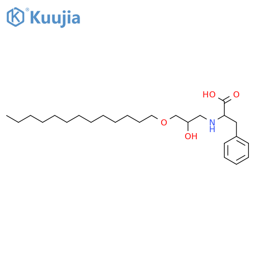 L-Phenylalanine, N-[2-hydroxy-3-(tridecyloxy)propyl]- structure