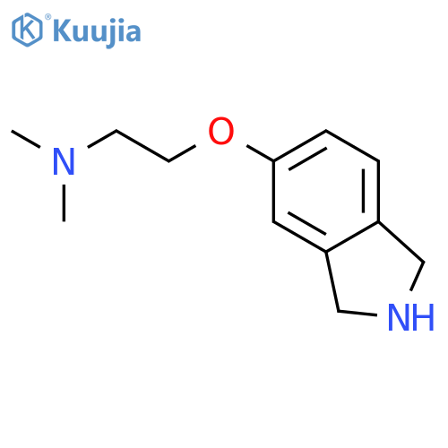 ETHANAMINE, 2-[(2,3-DIHYDRO-1H-ISOINDOL-5-YL)OXY]-N,N-DIMETHYL- structure