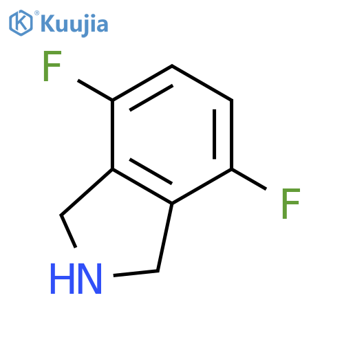 4,7-difluoro-2,3-dihydro-1H-isoindole structure