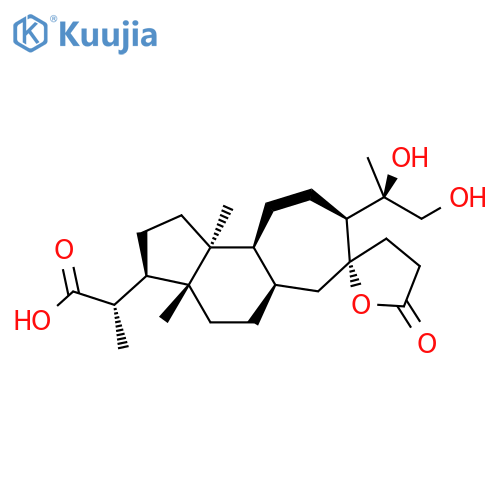 (2S)-2-[(3R,3aR,5aR,7R,8S,10aS,10bS)-8-[(2R)-1,2-dihydroxypropan-2-yl]-3a,10b-dimethyl-5'-oxospiro[2,3,4,5,5a,6,8,9,10,10a-decahydro-1H-cyclohepta[e]indene-7,2'-oxolane]-3-yl]propanoic acid structure
