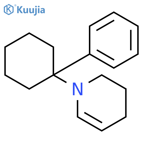 N-(1-phenylcyclohexyl)-1,2,3,4-tetrahydropyridine structure