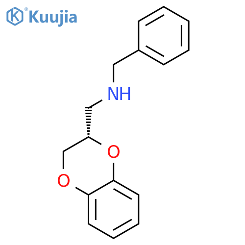 1,4-BENZODIOXIN-2-METHANAMINE, 2,3-DIHYDRO-N-(PHENYLMETHYL)-, (2S)- structure