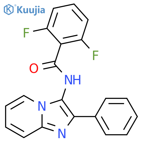 2,6-difluoro-N-{2-phenylimidazo1,2-apyridin-3-yl}benzamide structure