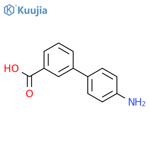 4'-Aminobiphenyl-3-carboxylic acid structure