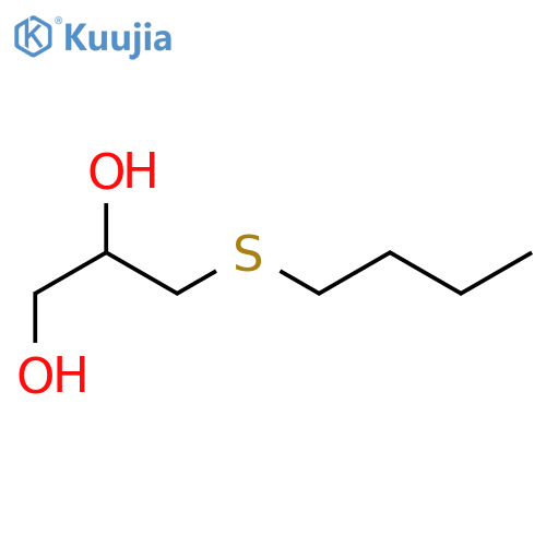 1,2-Propanediol,3-(butylthio)- structure