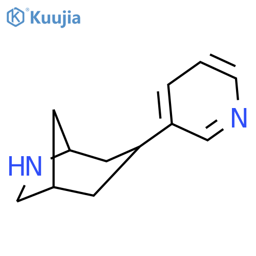 6-Azabicyclo[3.2.1]octane, 3-(3-pyridinyl)- structure