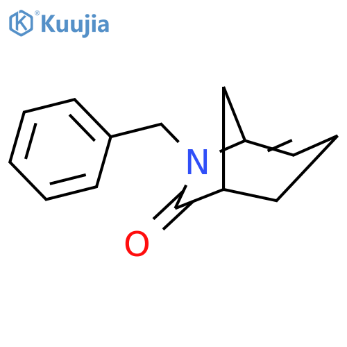 6-AZABICYCLO[3.2.1]OCT-3-EN-7-ONE, 6-(PHENYLMETHYL)- structure