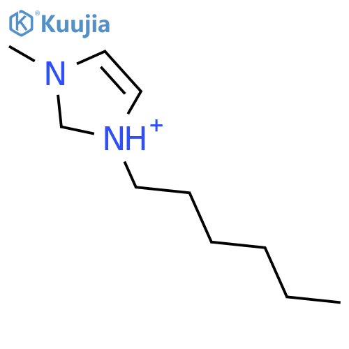 1H-Imidazolium, 1-hexyl-3-methyl- structure