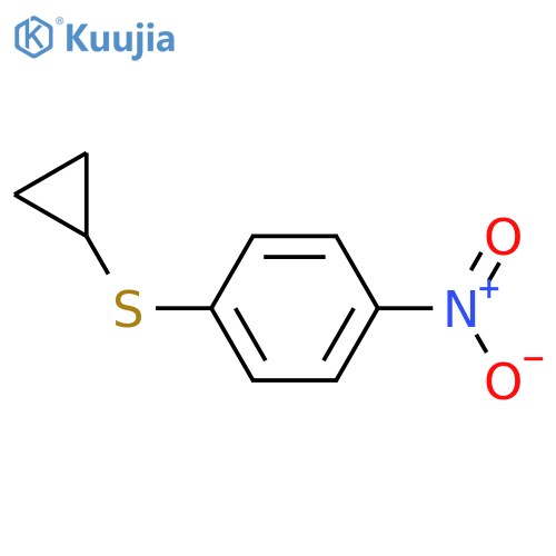 cyclopropyl(4-nitrophenyl)sulfane structure