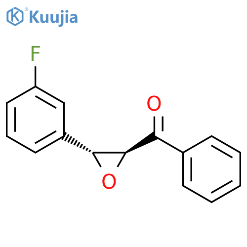Methanone, [(2S,3R)-3-(3-fluorophenyl)oxiranyl]phenyl- structure