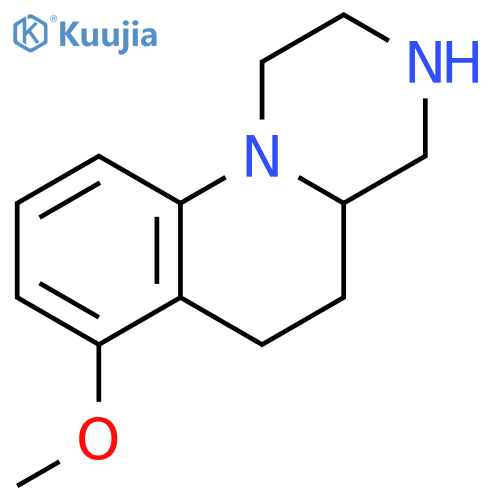2,3,4,4a,5,6-hexahydro-7-methoxy-1H-Pyrazino[1,2-a]quinoline structure