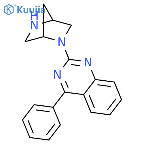 2,5-Diazabicyclo[2.2.1]heptan, 2-(4-phenyl-2-quinazolinyl)- structure
