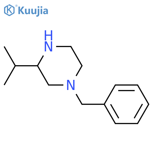 1-benzyl-3-(propan-2-yl)piperazine structure