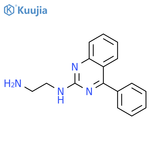 1,2-Ethanediamine, N-(4-phenyl-2-quinazolinyl)- structure