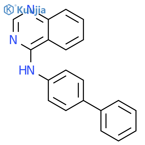 4-Quinazolinamine, N-[1,1'-biphenyl]-4-yl- structure