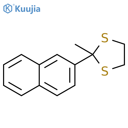 1,3-Dithiolane, 2-methyl-2-(2-naphthalenyl)- structure