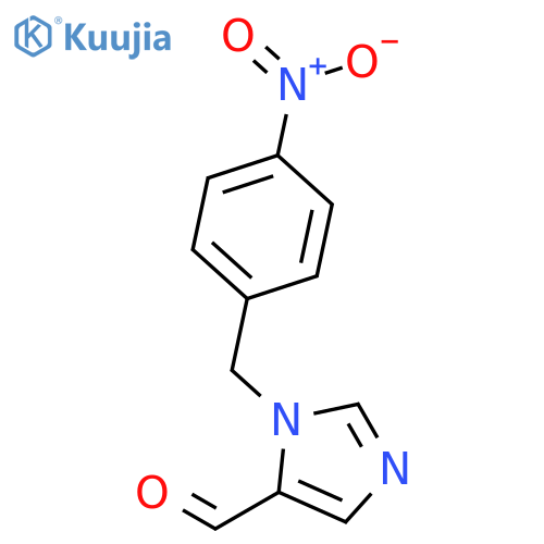 3-(4-NITRO-BENZYL)-3H-IMIDAZOLE-4-CARBALDEHYDE structure