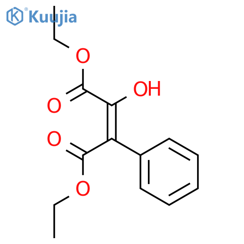 2-Butenedioic acid, 2-hydroxy-3-phenyl-, diethyl ester, (2E)- structure