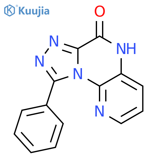 PYRIDO[3,2-E][1,2,4]TRIAZOLO[4,3-A]PYRAZIN-6(5H)-ONE, 9-PHENYL- structure