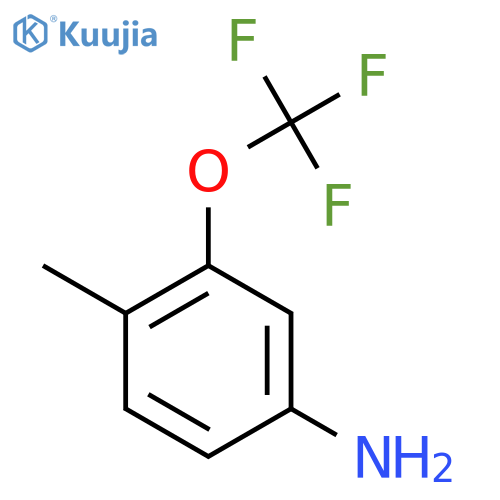 4-Methyl-3-(trifluoromethoxy)aniline structure