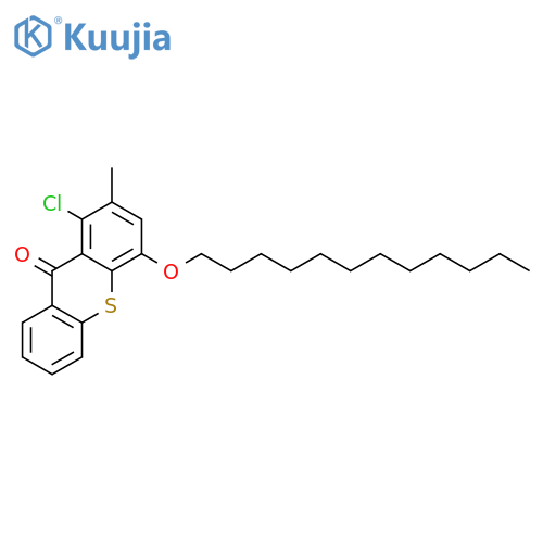 9H-THIOXANTHEN-9-ONE, 1-CHLORO-4-(DODECYLOXY)-2-METHYL- structure