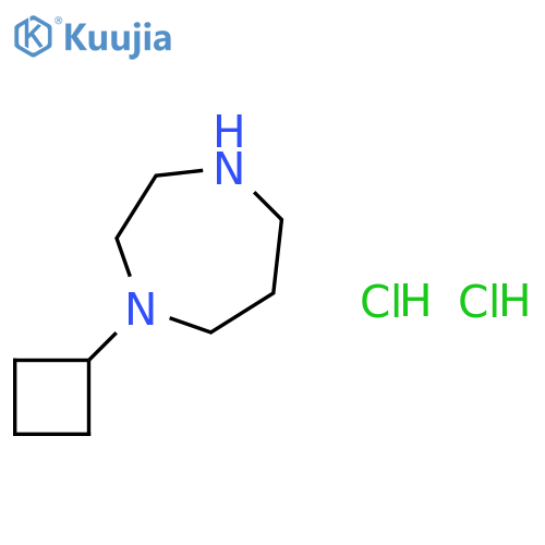 1-cyclobutyl-1,4-diazepane dihydrochloride structure