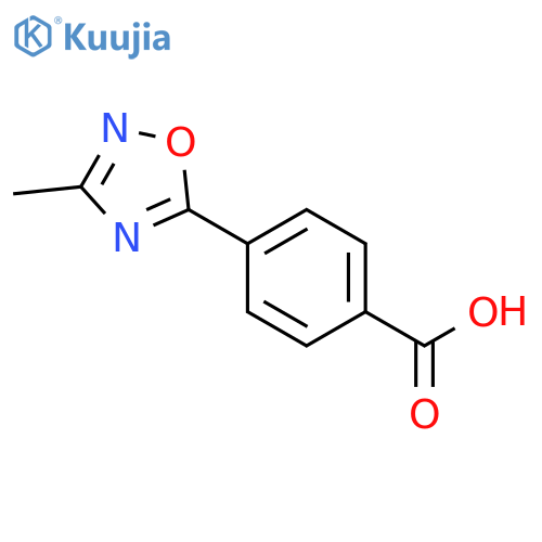 4-(3-Methyl-1,2,4-oxadiazol-5-yl)benzoic Acid structure