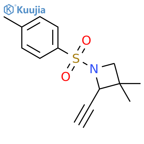 Azetidine, 2-ethynyl-3,3-dimethyl-1-[(4-methylphenyl)sulfonyl]- structure